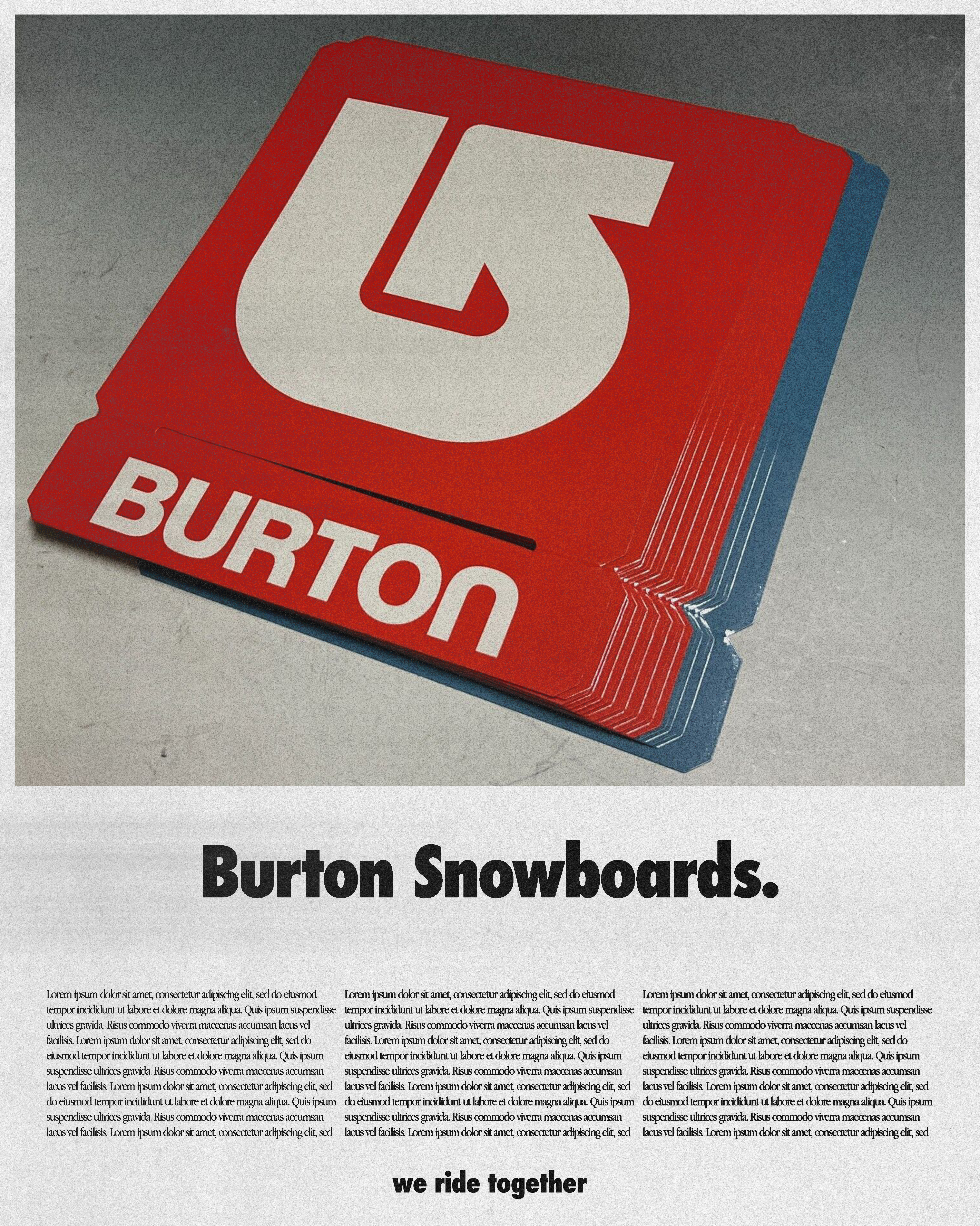 Burton Snowboards Ad